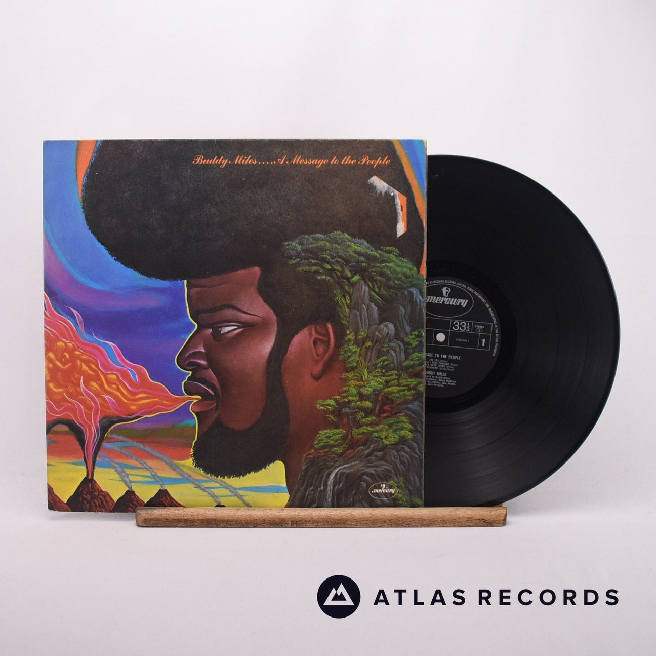 Buddy Miles A Message To The People LP Vinyl Record - Front Cover & Record