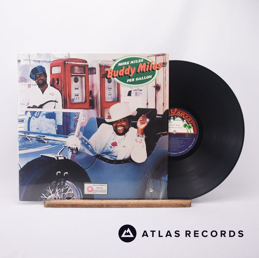Buddy Miles More Miles Per Gallon LP Vinyl Record - Front Cover & Record