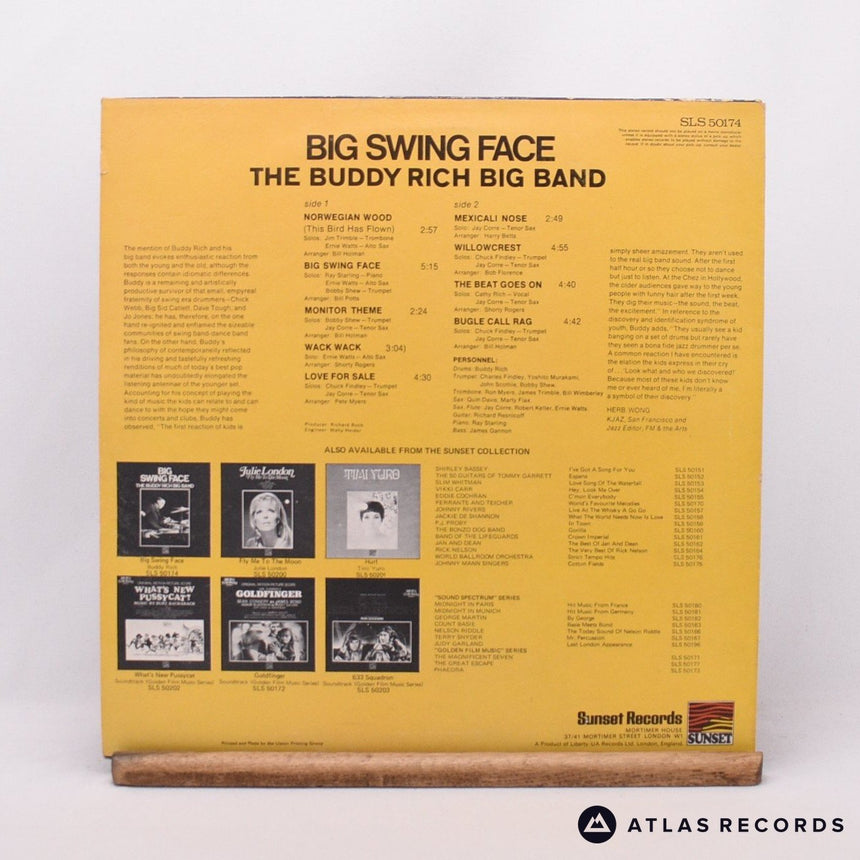 Buddy Rich Big Band - Big Swing Face - LP Vinyl Record - VG+/EX