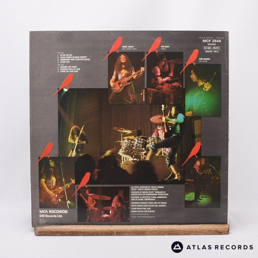 Budgie - In For The Kill! - First Uk Press A-1 B-1 LP Vinyl Record - VG+/VG+