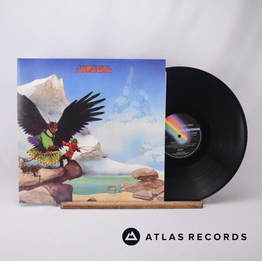 Budgie Never Turn Your Back On A Friend LP Vinyl Record - Front Cover & Record