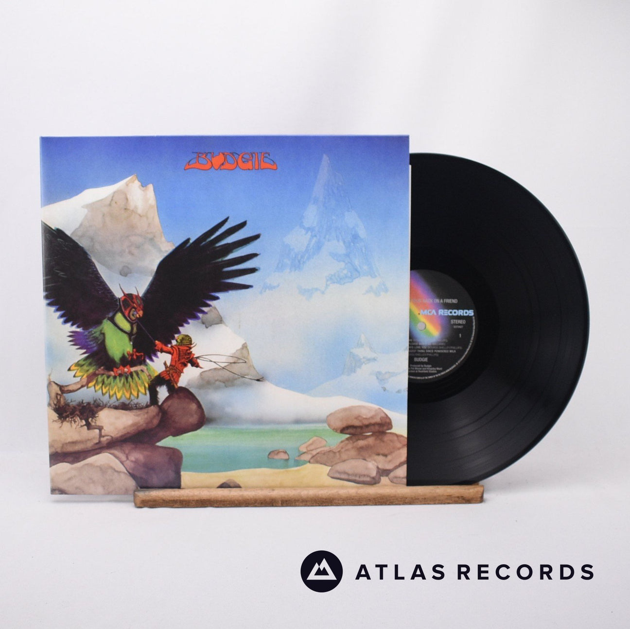 Budgie Never Turn Your Back On A Friend LP Vinyl Record - Front Cover & Record