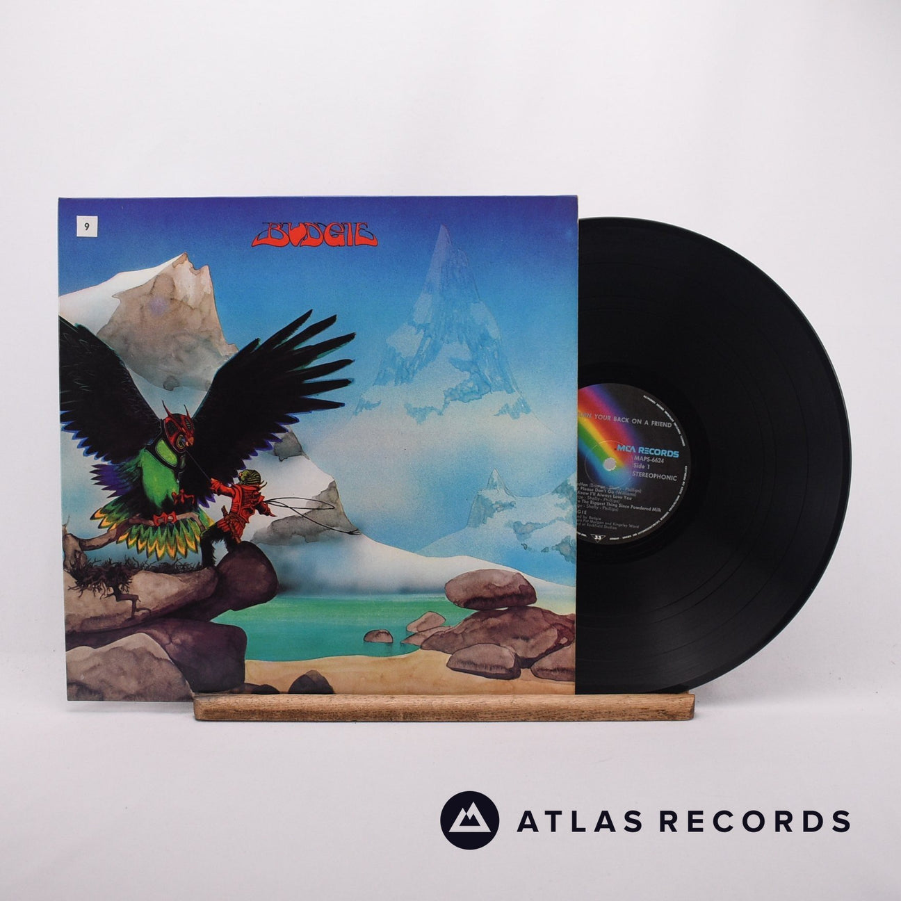 Budgie Never Turn Your Back On A Friend LP Vinyl Record - Front Cover & Record