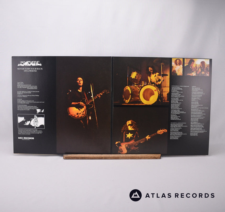 Budgie - Never Turn Your Back On A Friend - 180G Reissue LP Vinyl Record - EX/EX