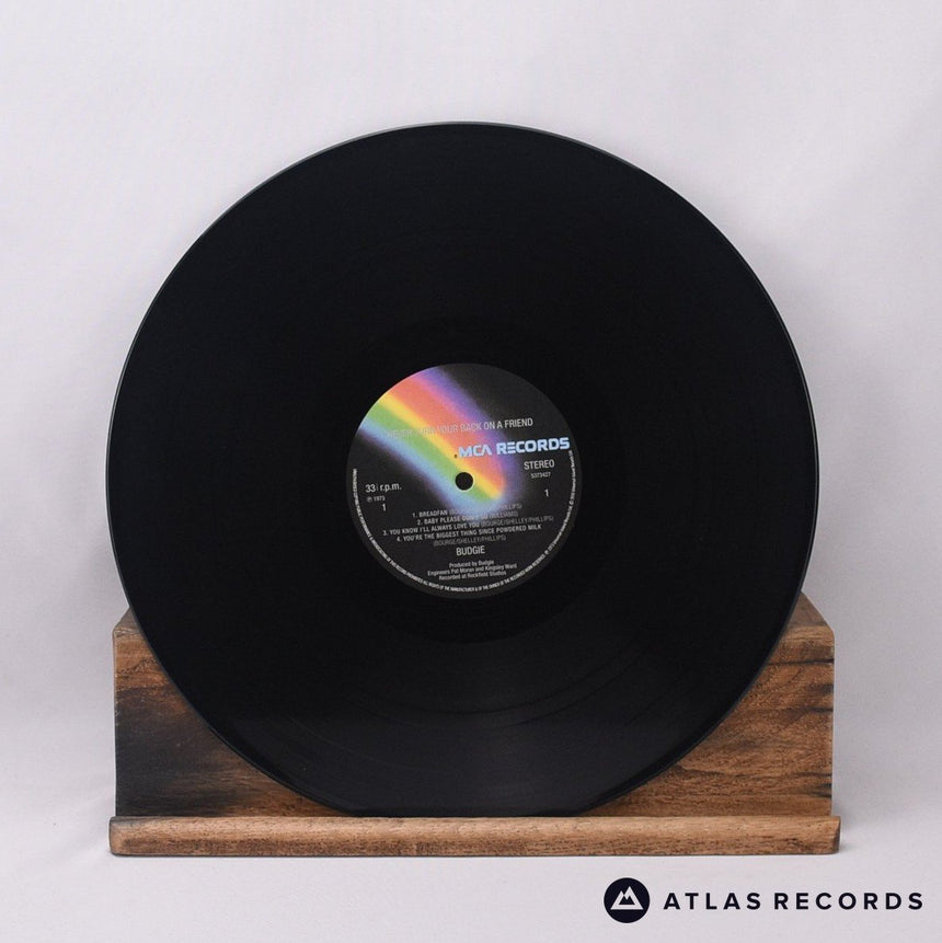 Budgie - Never Turn Your Back On A Friend - 180G Reissue LP Vinyl Record - EX/EX