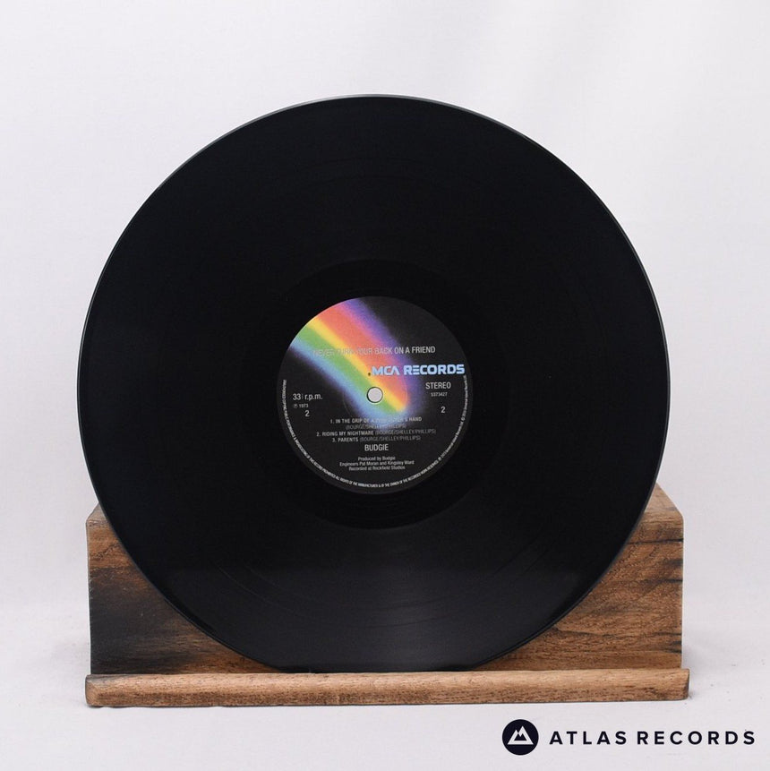 Budgie - Never Turn Your Back On A Friend - 180G Reissue LP Vinyl Record - EX/EX