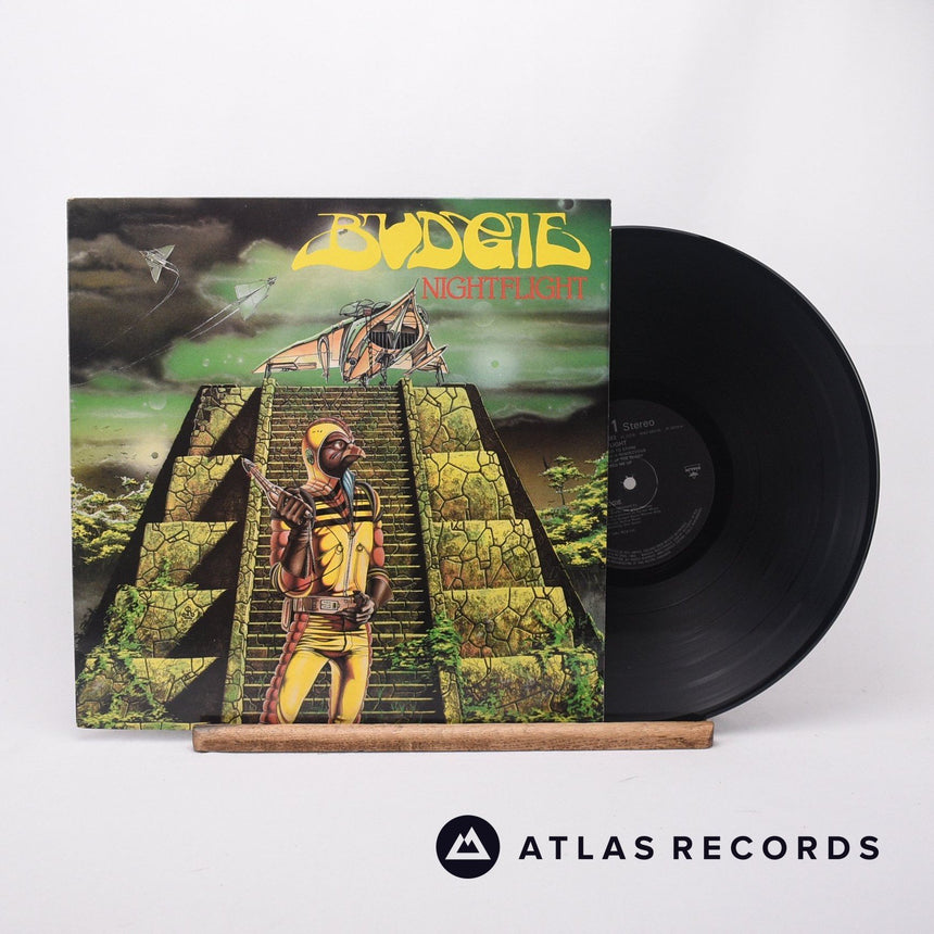 Budgie Nightflight LP Vinyl Record - Front Cover & Record