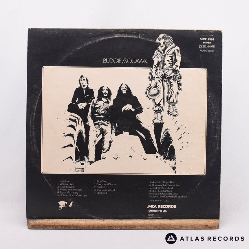 Budgie - Squawk - Reissue LP Vinyl Record - VG/VG+