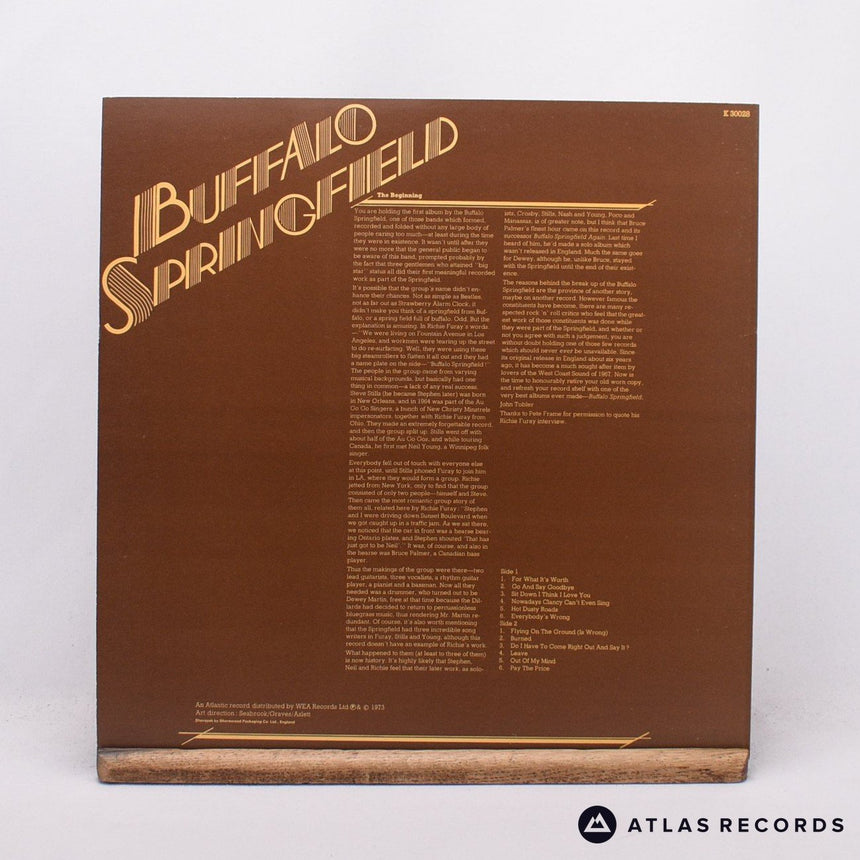 Buffalo Springfield - The Beginning - Misprint LP Vinyl Record - EX/EX