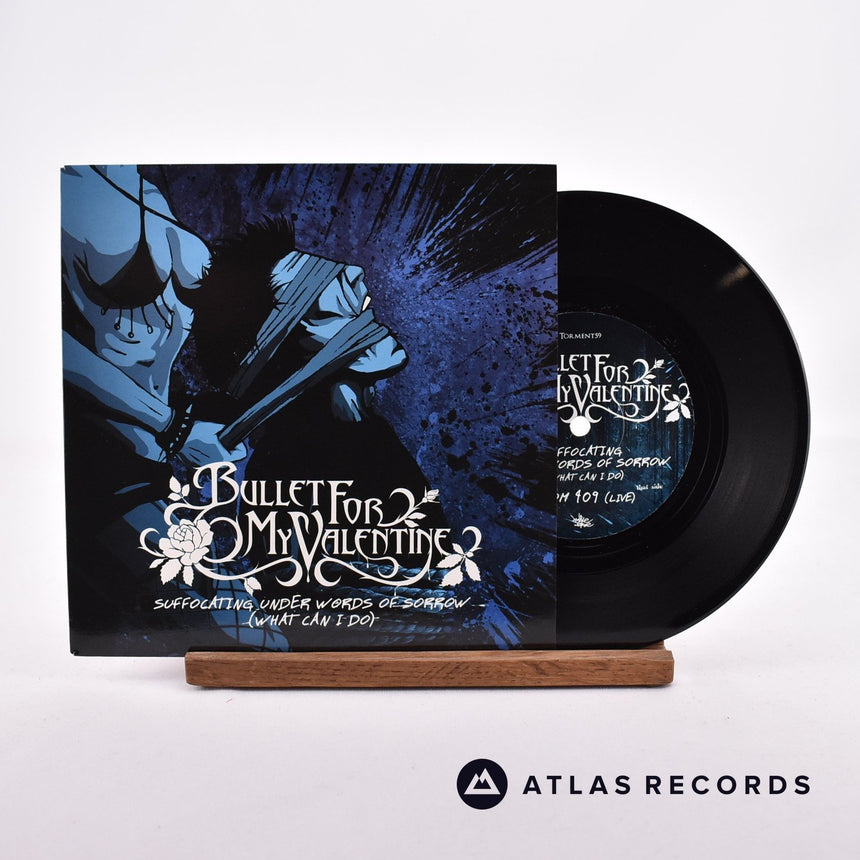 Bullet For My Valentine Suffocating Under Words Of Sorrow 7" Vinyl Record - Front Cover & Record