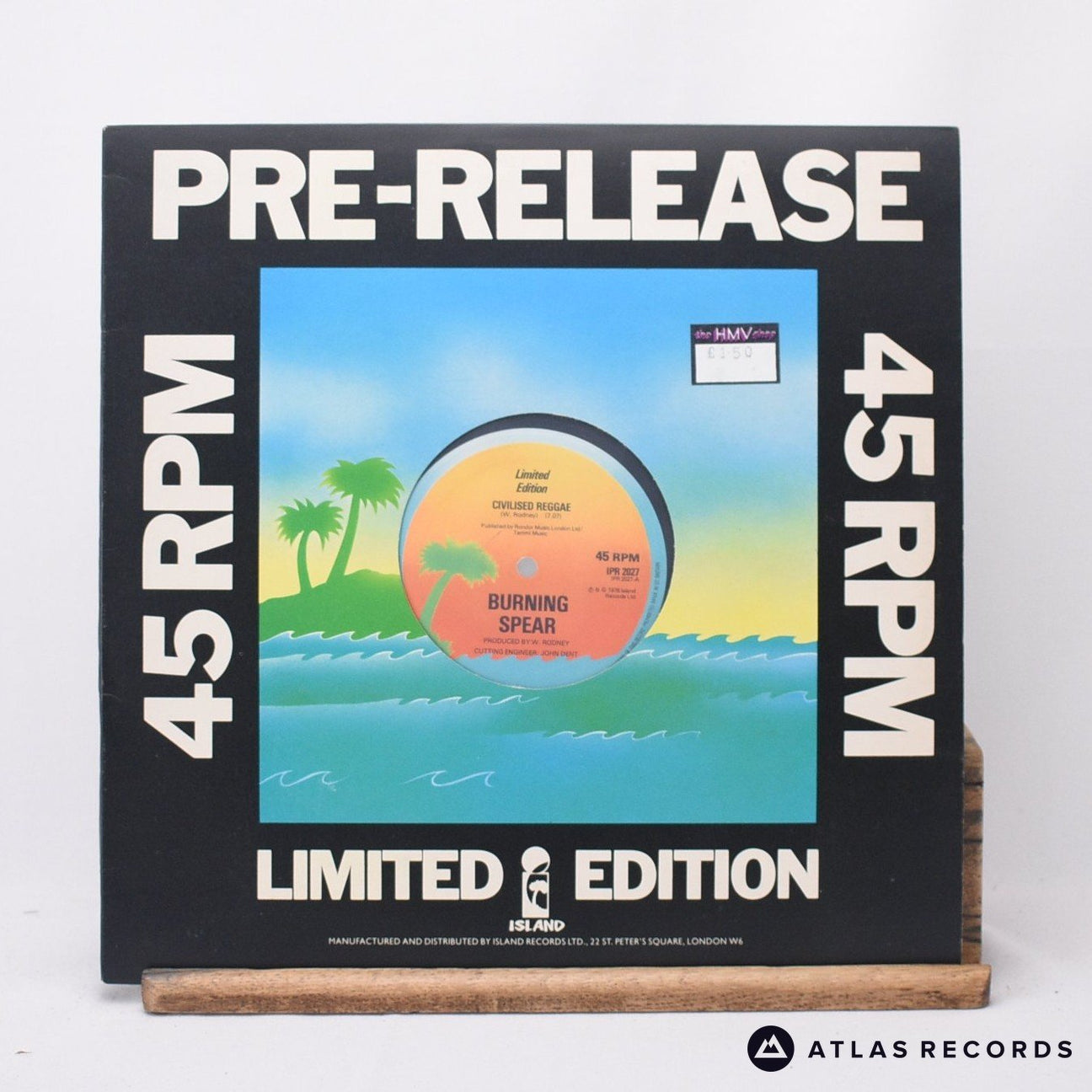 Burning Spear Civilised Reggae 12" Vinyl Record - In Sleeve