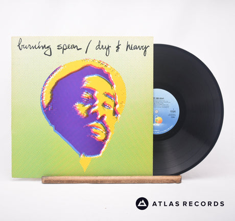 Burning Spear Dry & Heavy LP Vinyl Record - Front Cover & Record