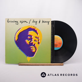 Burning Spear Dry & Heavy LP Vinyl Record - Front Cover & Record