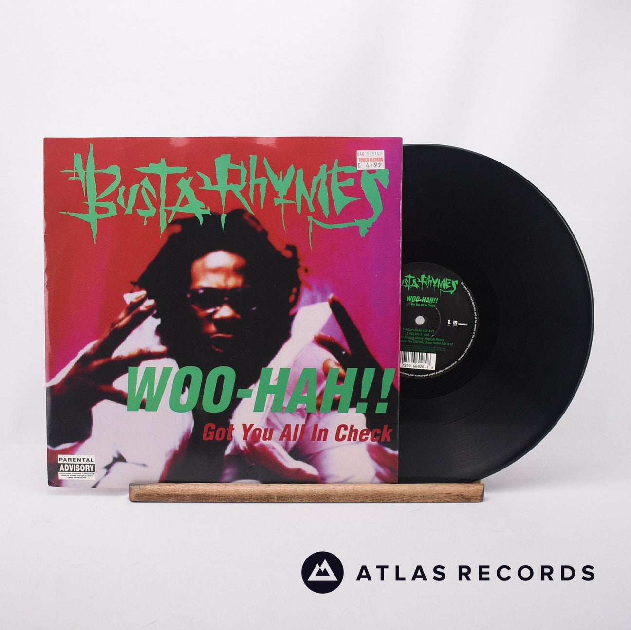 Busta Rhymes Woo Hah!! Got You All In Check 12" Vinyl Record - Front Cover & Record