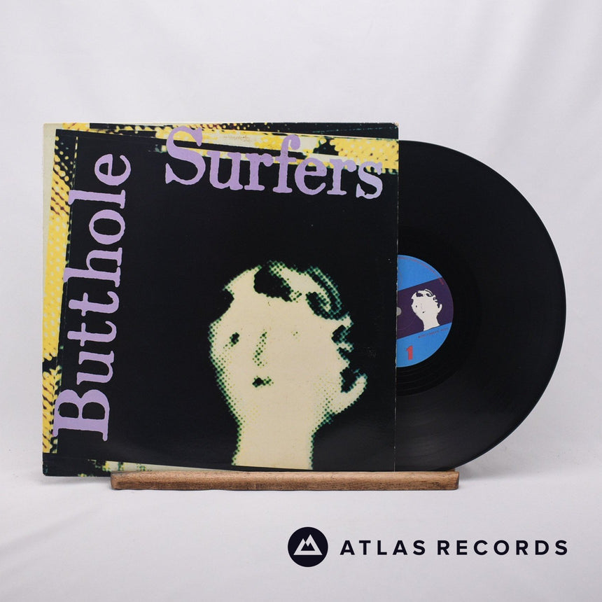 Butthole Surfers Psychic... Powerless... Another Man's Sac LP Vinyl Record - Front Cover & Record