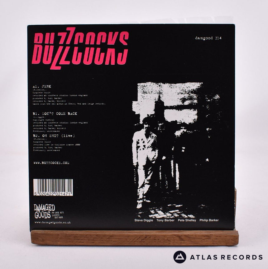 Buzzcocks - Jerk - Red Opaque / Black 7" Vinyl Record - NM/NM