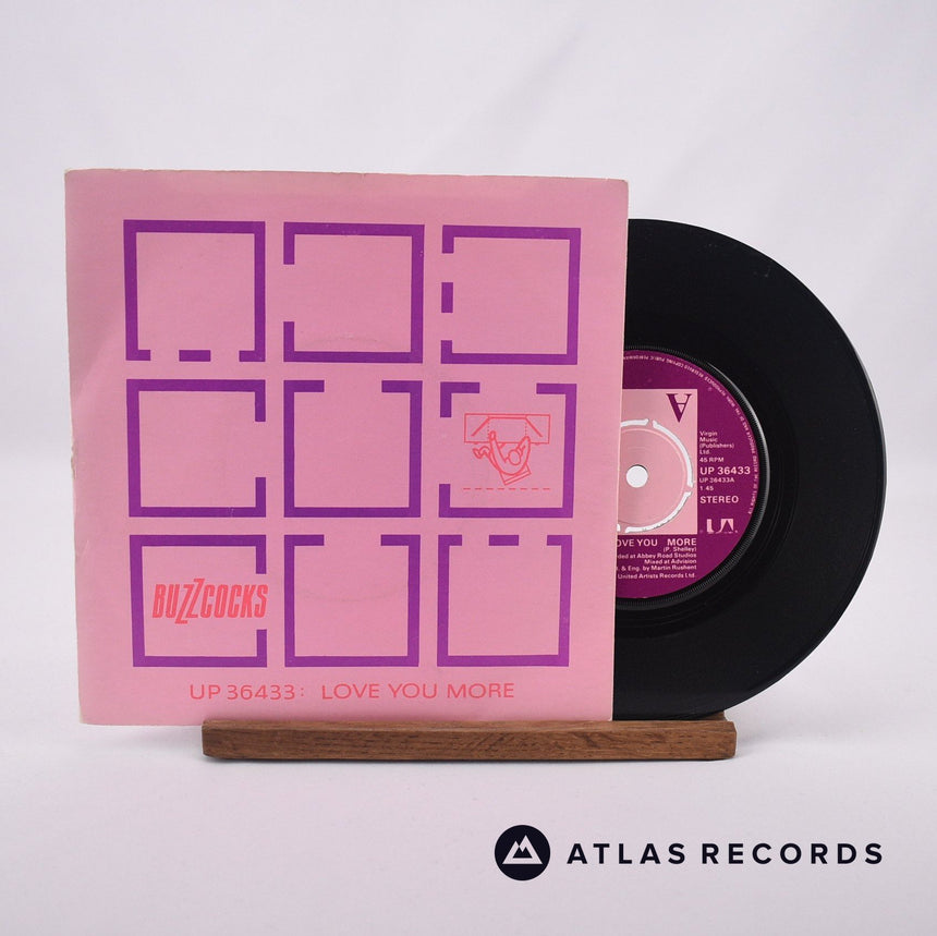 Buzzcocks Love You More 7" Vinyl Record - Front Cover & Record