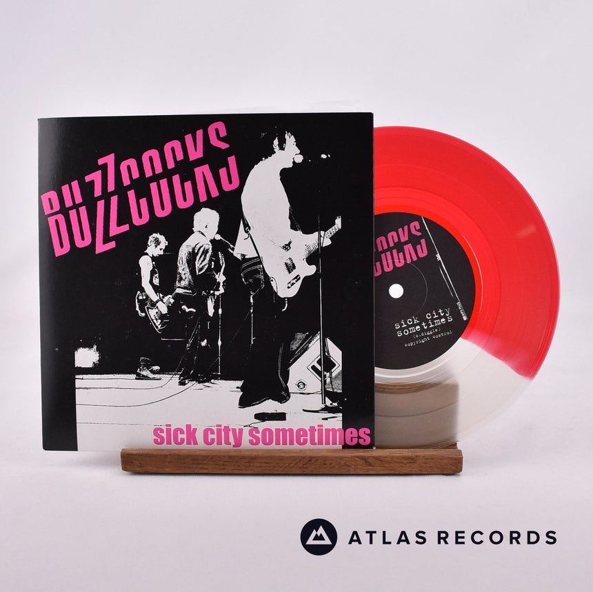 Buzzcocks Sick City Sometimes 7" Vinyl Record - Front Cover & Record