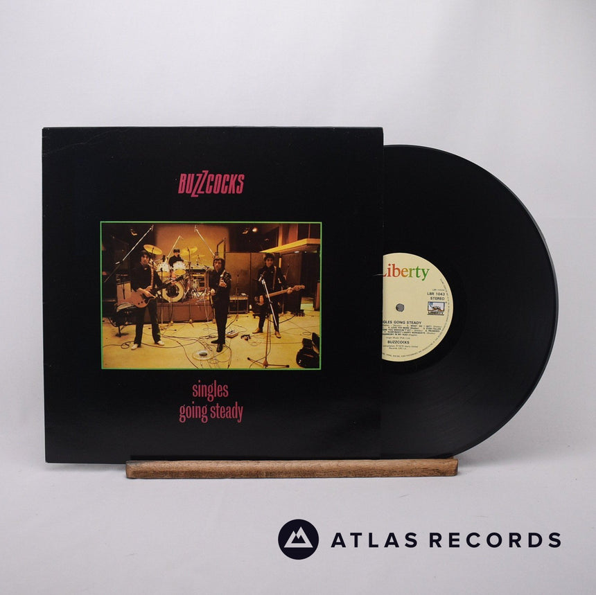 Buzzcocks Singles Going Steady LP Vinyl Record - Front Cover & Record