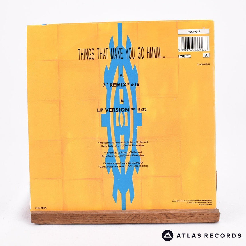 C + C Music Factory - Things That Make You Go Hmmm... - 7" Vinyl Record - EX/EX