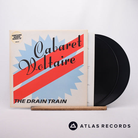 Cabaret Voltaire The Drain Train 2 x 12" Vinyl Record - Front Cover & Record