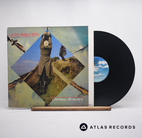 Cactus World News Urban Beaches LP Vinyl Record - Front Cover & Record