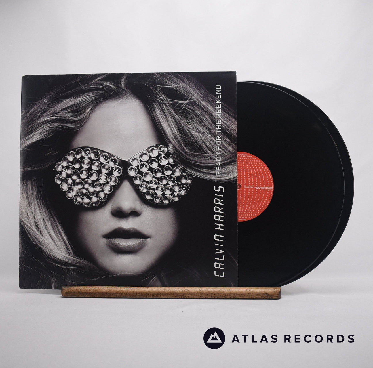 Calvin Harris Ready For The Weekend Double LP Vinyl Record - Front Cover & Record