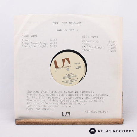 Can - Ege Bamyasi - Sonopress Stereo A2 B1 LP Vinyl Record - VG+/VG+