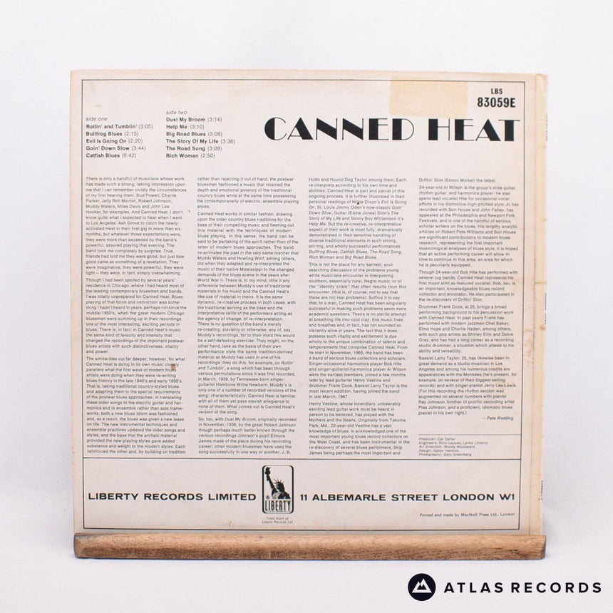 Canned Heat - Canned Heat - Stereo A//1 B//1 LP Vinyl Record - VG+/VG+
