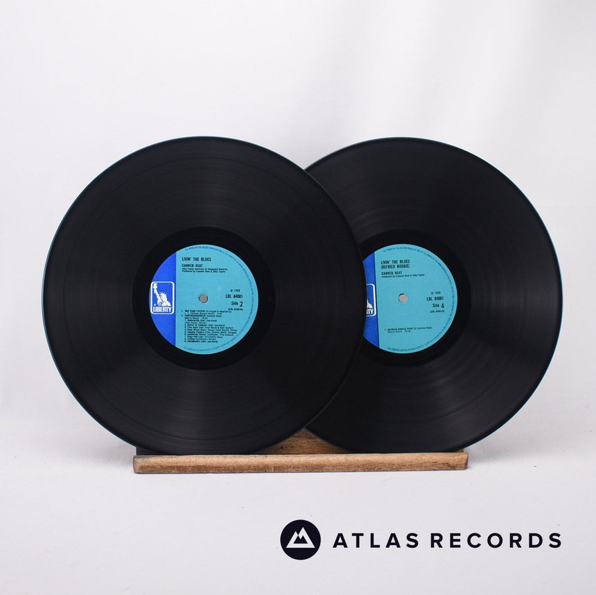 Canned Heat - Living The Blues - A//1 Bᐁ1 Cᐁ1 Dᐁ1 2 x LP Vinyl Record - VG+/EX