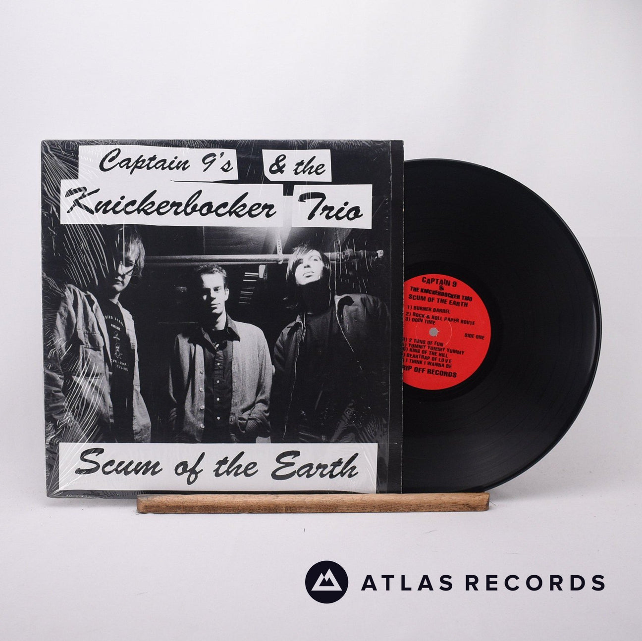 Captain 9's & The Knickerbocker Trio Scum Of The Earth LP Vinyl Record - Front Cover & Record