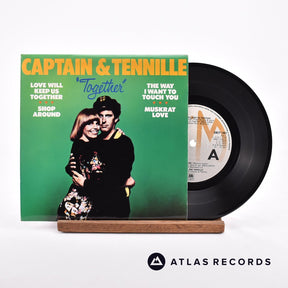 Captain And Tennille Together 7" Vinyl Record - Front Cover & Record