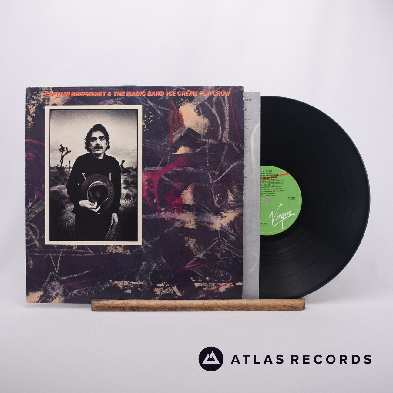 Captain Beefheart Ice Cream For Crow LP Vinyl Record - Front Cover & Record