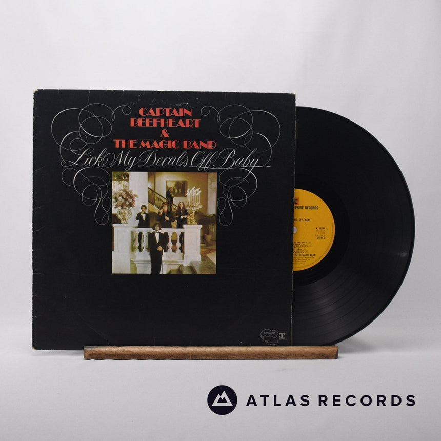 Captain Beefheart Lick My Decals Off, Baby LP Vinyl Record - Front Cover & Record