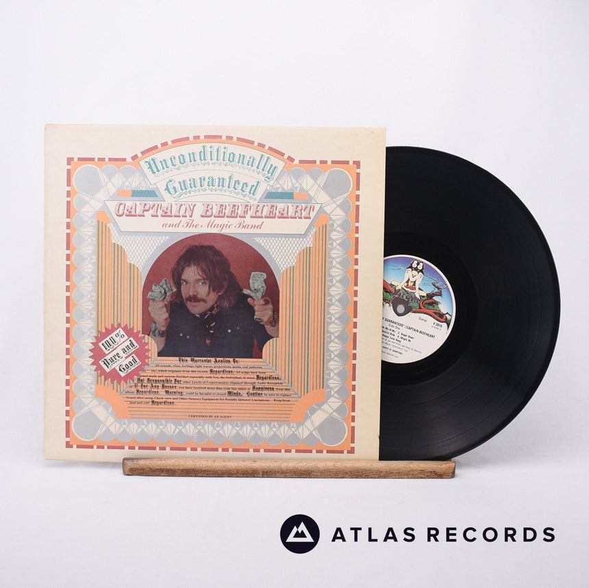 Captain Beefheart Unconditionally Guaranteed LP Vinyl Record - Front Cover & Record