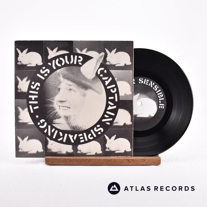Captain Sensible This Is Your Captain Speaking 7" Vinyl Record - Front Cover & Record