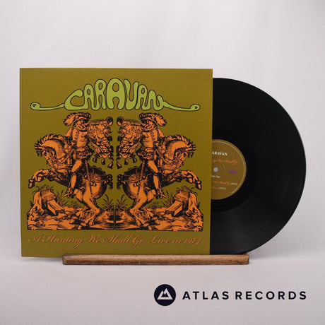 Caravan A Hunting We Shall Go: Live In 1974 LP Vinyl Record - Front Cover & Record