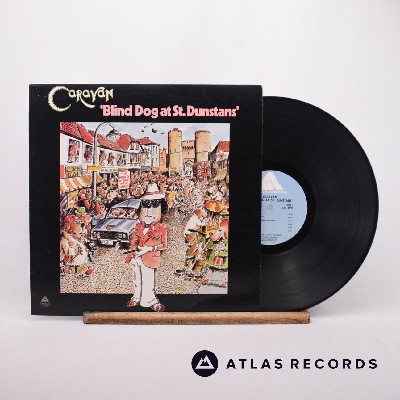 Caravan Blind Dog At St. Dunstans LP Vinyl Record - Front Cover & Record