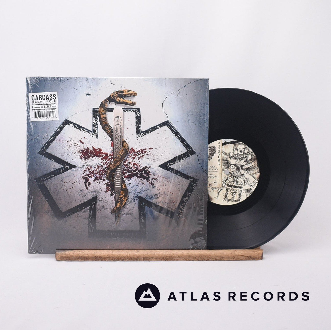 Carcass Despicable 10" Vinyl Record - Front Cover & Record