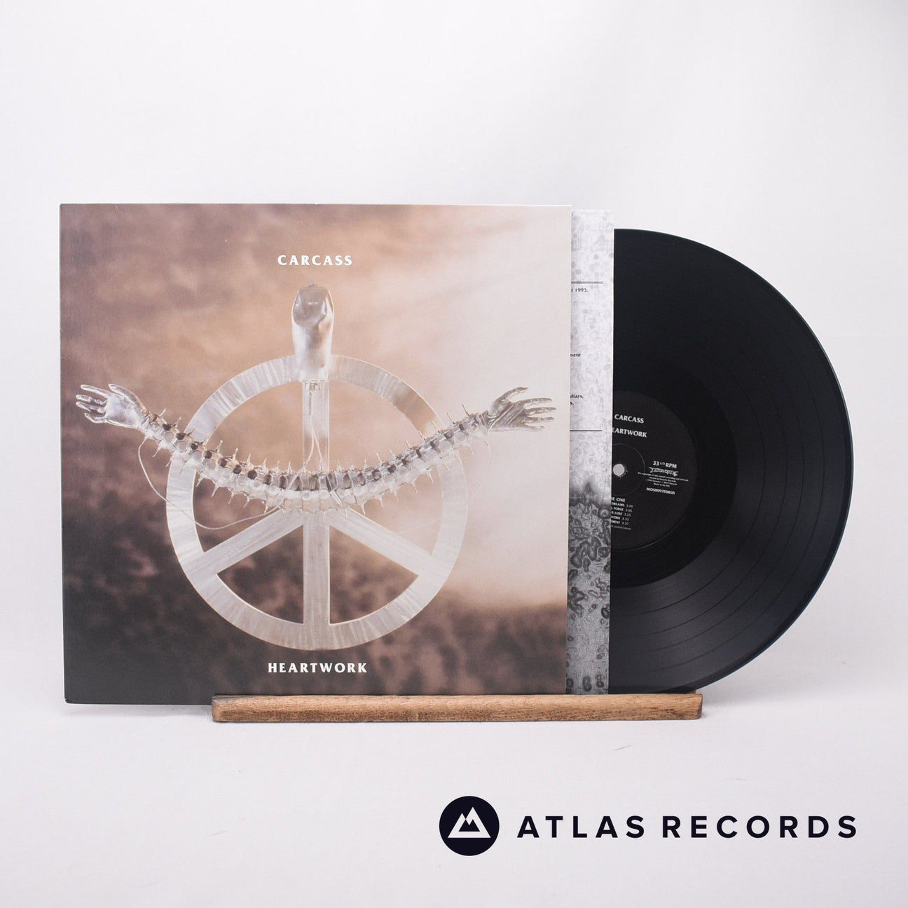 Carcass Heartwork LP Vinyl Record - Front Cover & Record