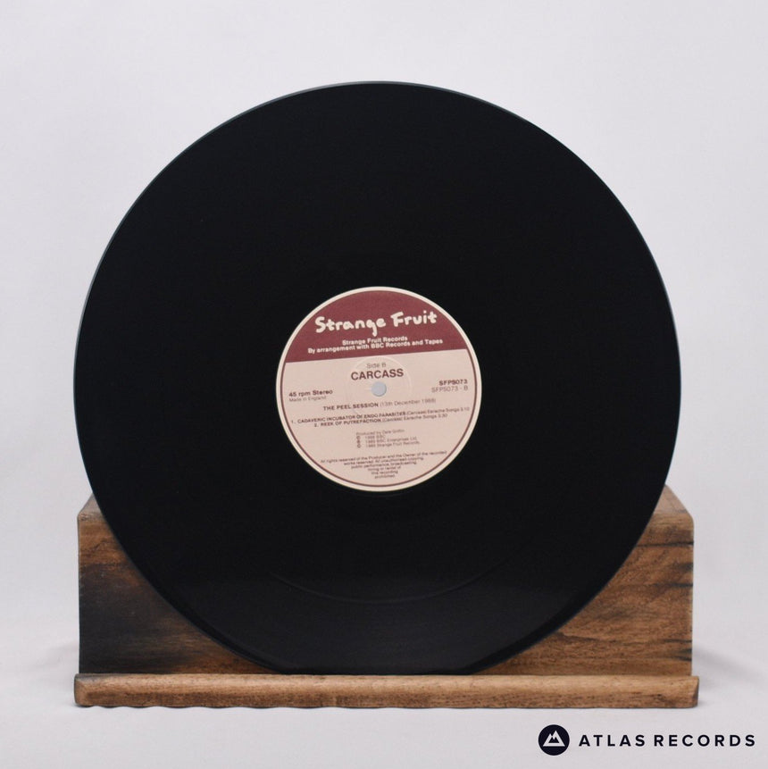 Carcass - The Peel Sessions - Lyric Sheet A-1 B-1 12" Vinyl Record - EX/EX