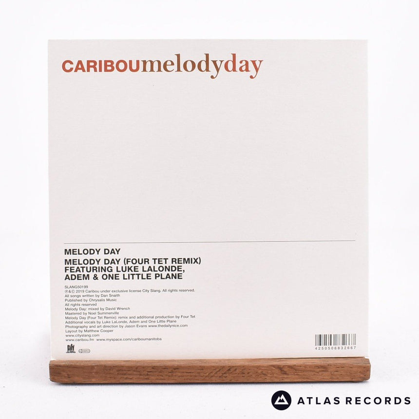 Caribou - Melody Day - Reissue Textured Sleeve 7" Vinyl Record - NM/NM