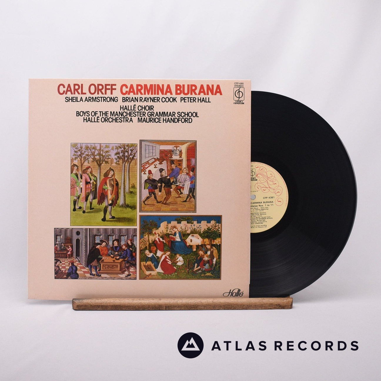 Carl Orff Carmina Burana LP Vinyl Record - Front Cover & Record