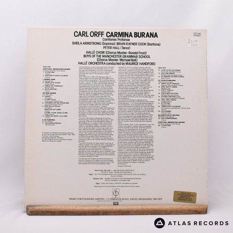 Carl Orff - Carmina Burana - LP Vinyl Record - EX/EX