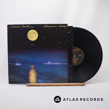 Carlos Santana Havana Moon LP Vinyl Record - Front Cover & Record