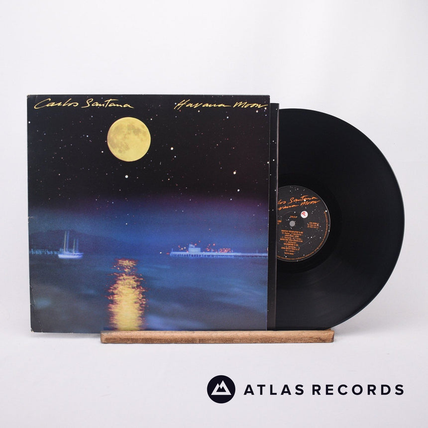 Carlos Santana Havana Moon LP Vinyl Record - Front Cover & Record