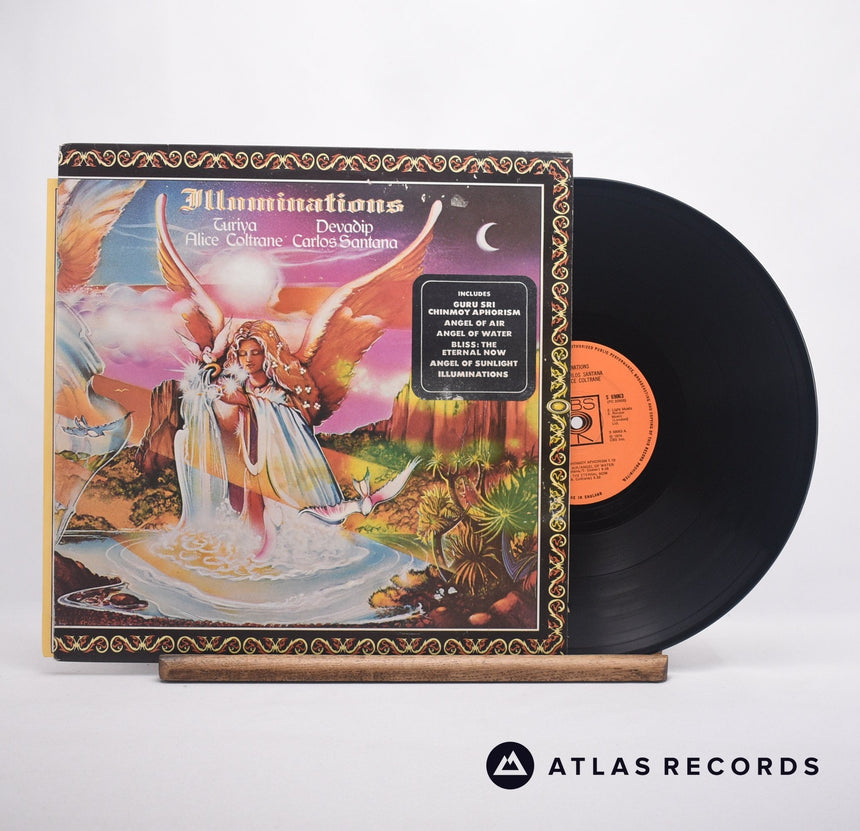 Carlos Santana Illuminations LP Vinyl Record - Front Cover & Record