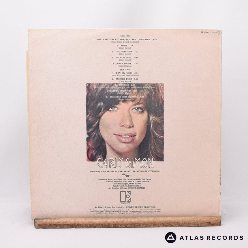 Carly Simon - Carly Simon - Textured Sleeve LP Vinyl Record - VG+/VG+