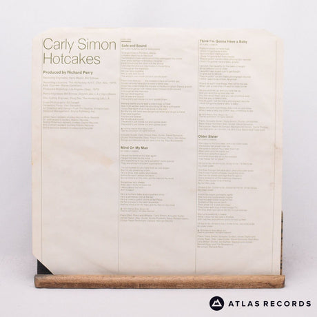 Carly Simon - Hotcakes - Gatefold LP Vinyl Record - EX/EX