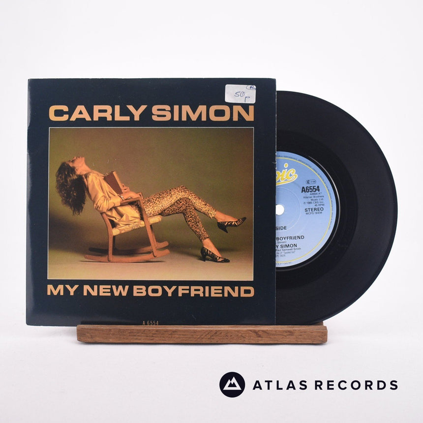 Carly Simon My New Boyfriend 7" Vinyl Record - Front Cover & Record